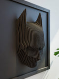 Layered Batman wall art