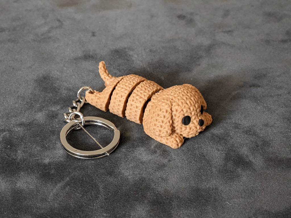 Knitted Articulated Animal Keychain