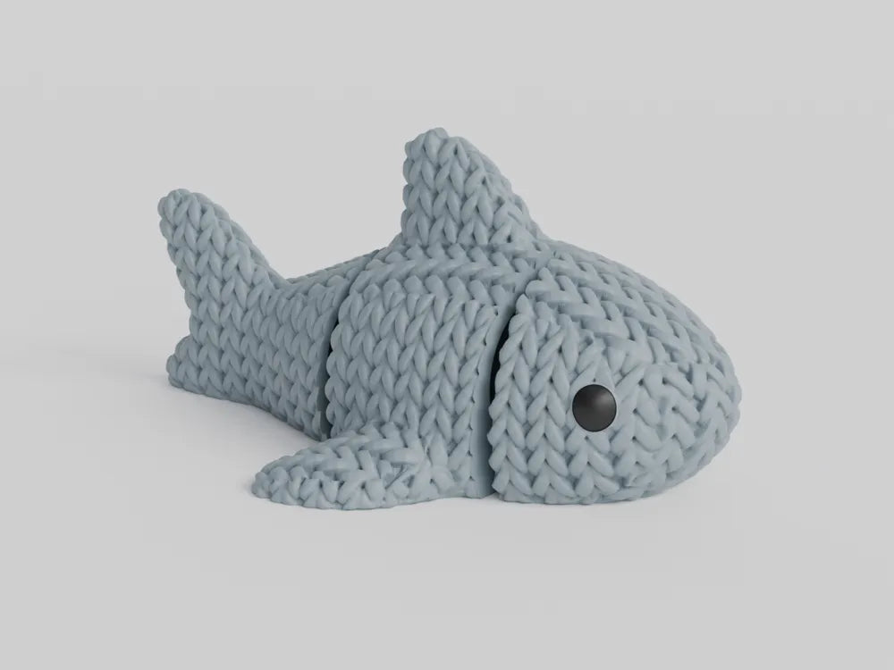 Knitted Articulated Animal Keychain