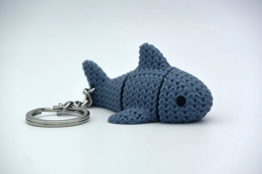 Knitted Articulated Animal Keychain