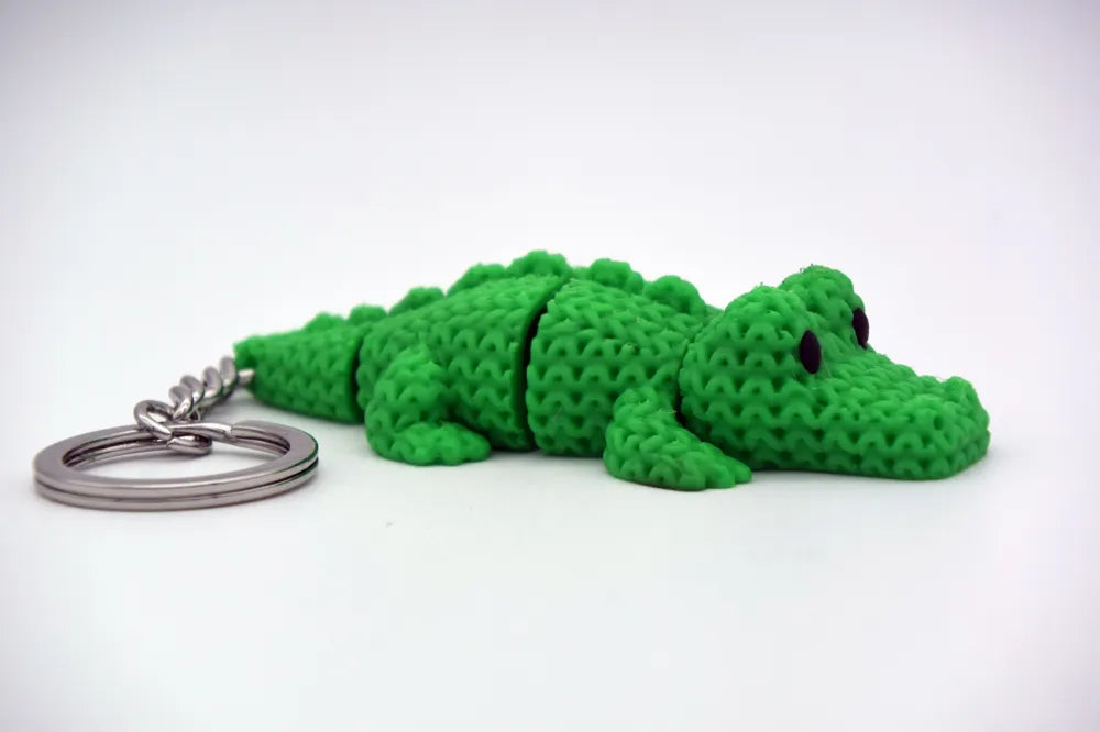Knitted Articulated Animal Keychain