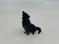Low poly wolf figure