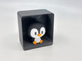 Penguin figure with frame