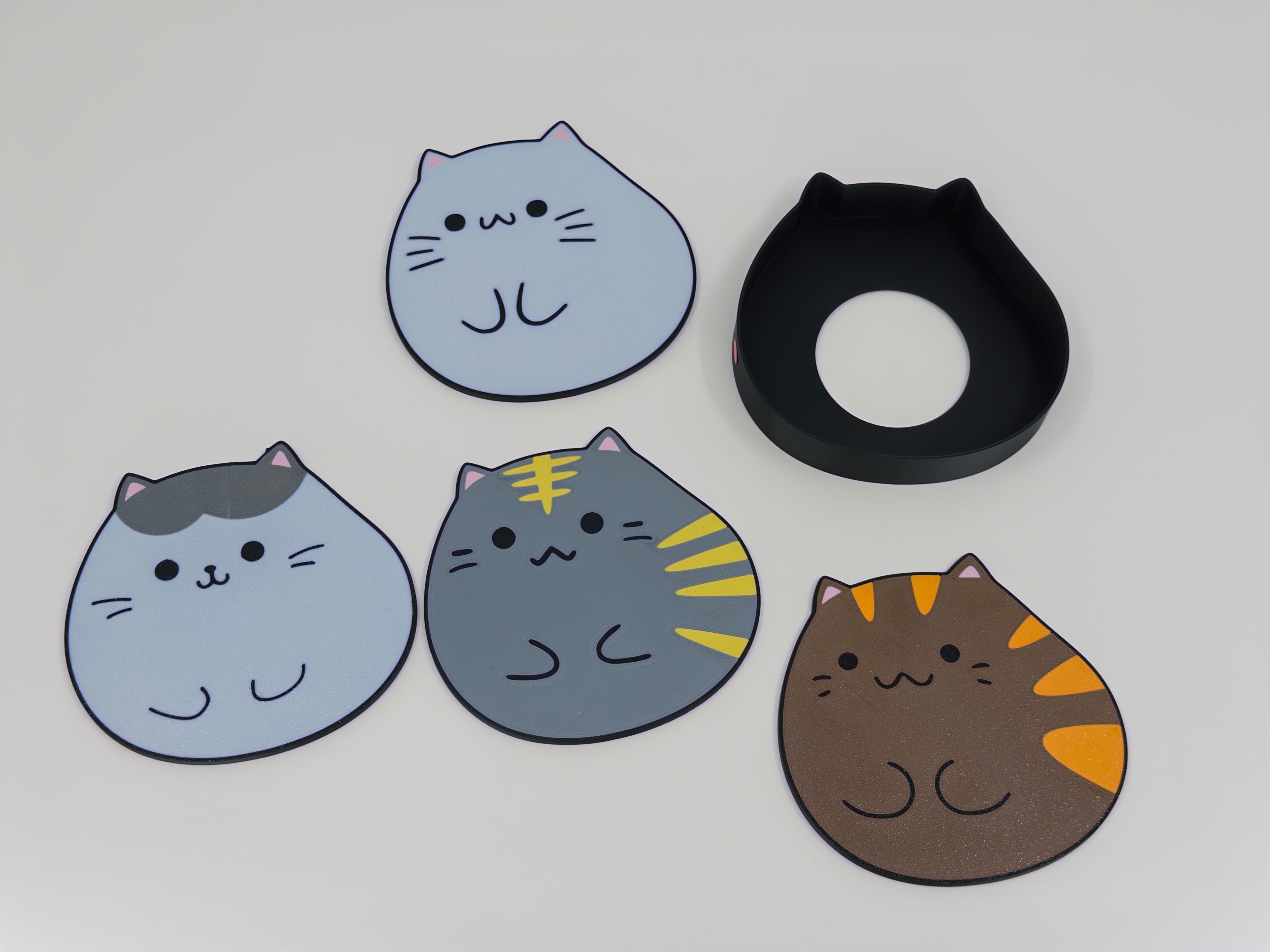 Cat coasters