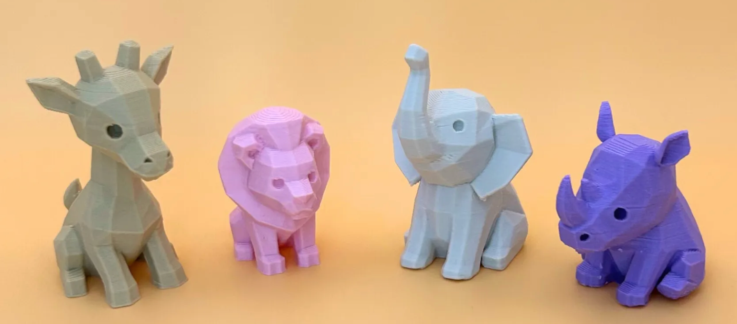Low poly animal figure (small)