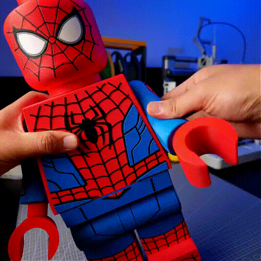 Classic Spiderman BRICK modular Figure