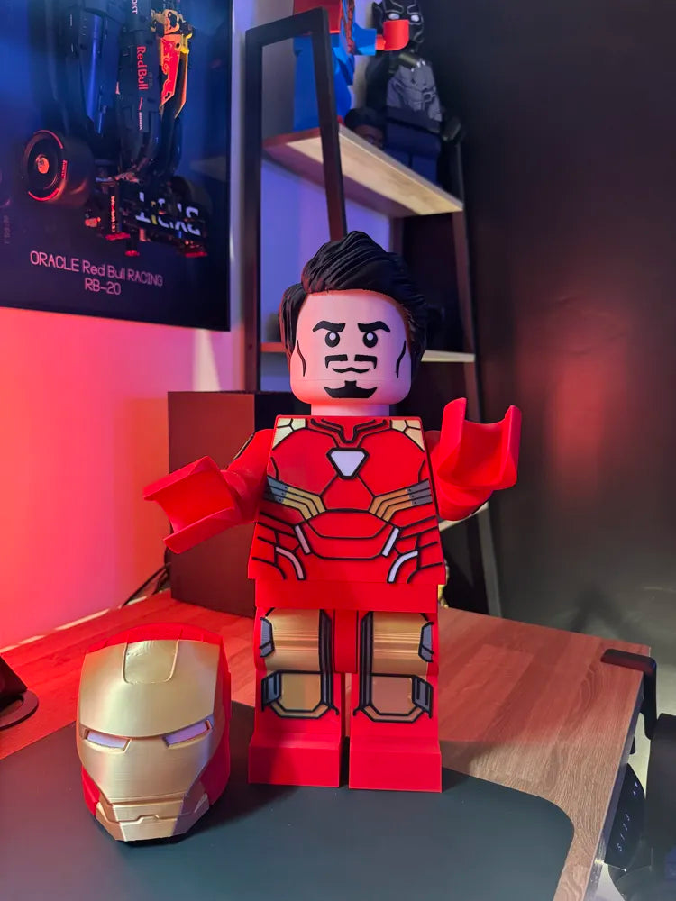 Ironman Tony Stark Style Brick Marvel Figure