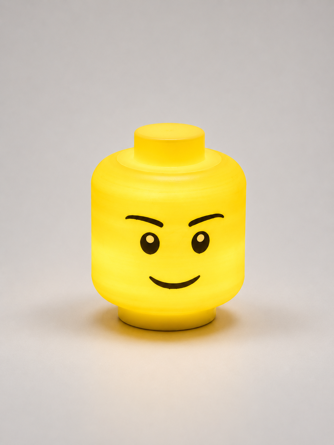 Giant LEGO-style table lamp